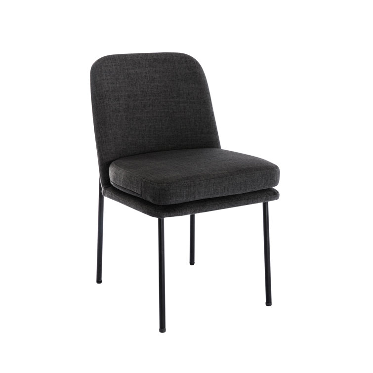 Iron leg best sale dining chair